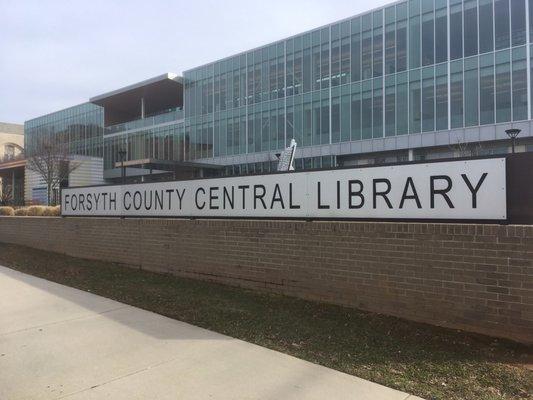 Front of Library