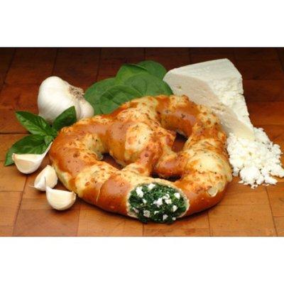 Spinach Feta Hot Pretzel