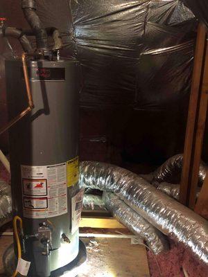 Gas Water Heater In Attic