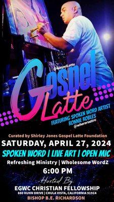 Gospel Latte Spoken Word Poetry Open Mic