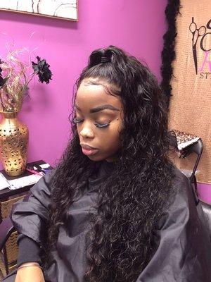 Raw Indian Curly with Frontal