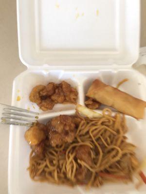 A COCKROACH IN MY ORANGE CHICKEN!!!...