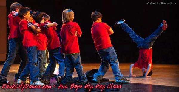 All Boys Hip hop  at Rock City Dance Studio