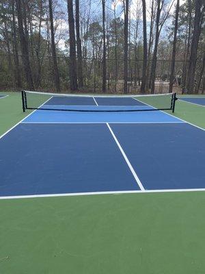 6 beautiful pickleball courts!