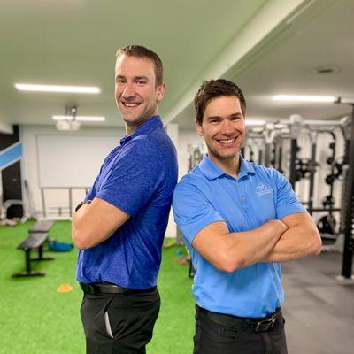 PTA Physical Therapists Jonathan Hook and Kevin Wright