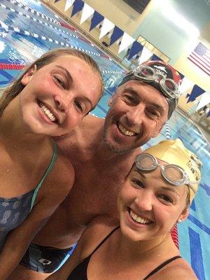 Last one - Fast one!  1.2 mile swim before Lauren leaves!