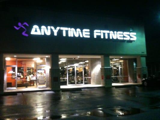 Anytime Fitness, Daphne, AL--right between Lenny's subs and Cold Snap frozen yogurt! At least the tempting donut shop is gone!