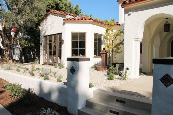 Entry courtyard