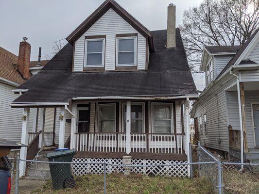 A recent house in Dayton we bought