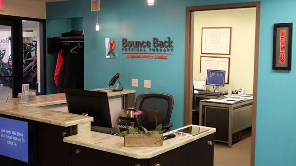 Front desk/reception area