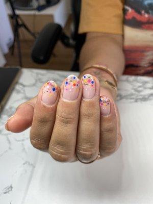 Gel Manicure $50 + Nail Art $10