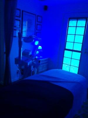 Bluelight Therapy during Treatment