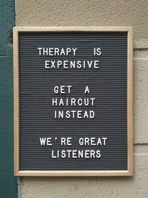 Isn't that the truth!! Book your appointment today!!