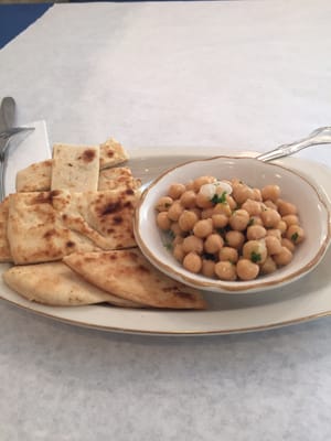 Complimentary Chick Peas & Pita