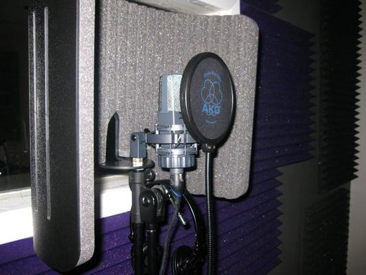 Big As Life Recording Studio booth