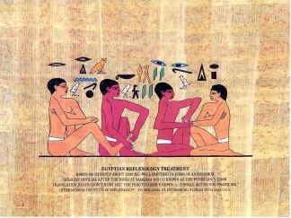 Ancient Egyptians doctors of reflexology.