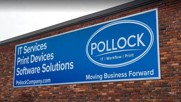 Pollock Company building with signage - IT Services, Print Devices, Software Solutions