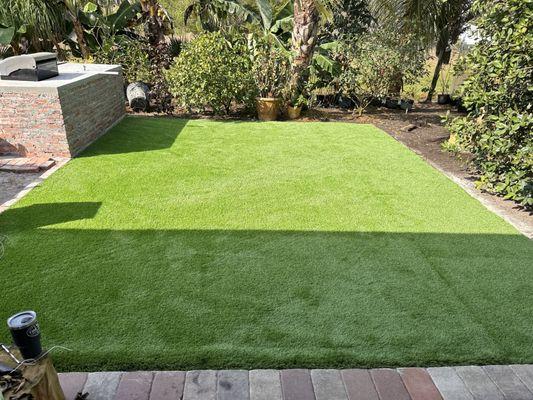 Synthetic turf installs