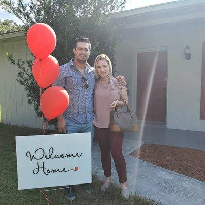 New Home Owners! Another happy customer.