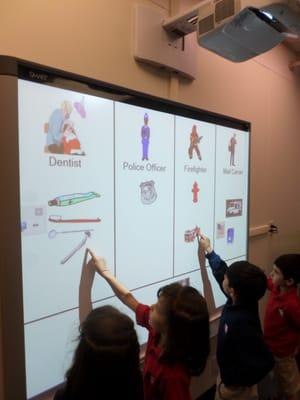 SMART Boards in every class room! Used for interactive digital learning.