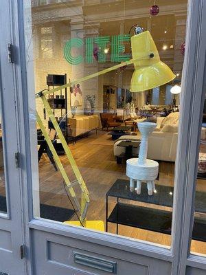 Love this ginormous floor lamp!