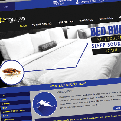 Web Design for Pest Control