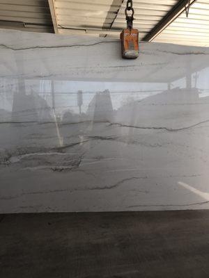 The other quartzite slab to book match