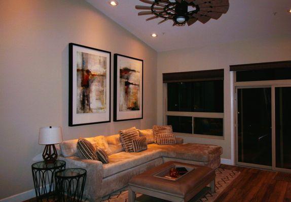 North Scottsdale. Luxurious and comfy family room.