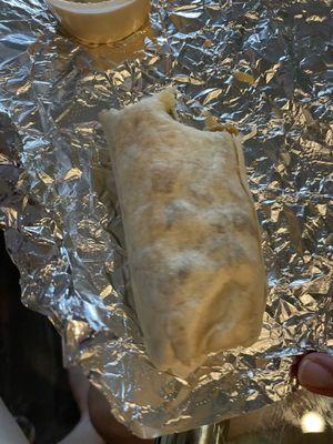 the "monster" burrito