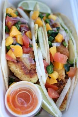 Grilled fish tacos