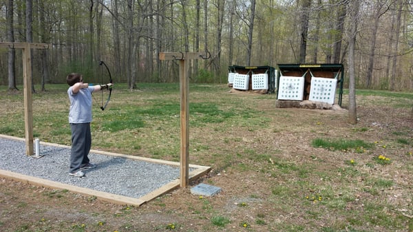 Static archery range