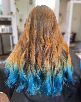 Blue tips By Alisha