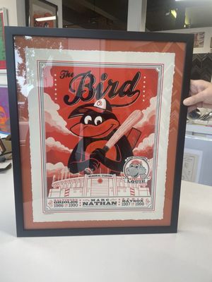 A framed custom made gift for a friend!