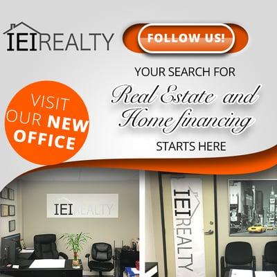 Visit our new office to begin searching for the home of your dreams