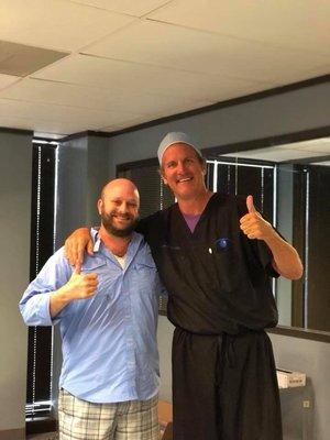 Post procedure with Dr. Stewart!