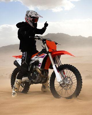 A dirt bike rental in Las Vegas