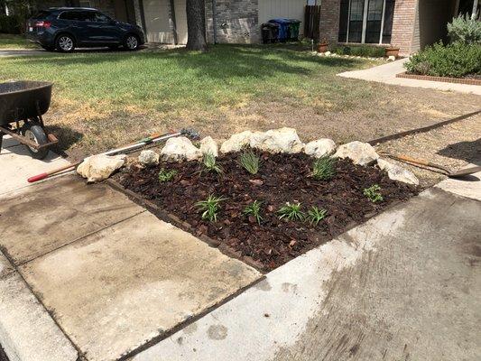 Driveway Garden Bed