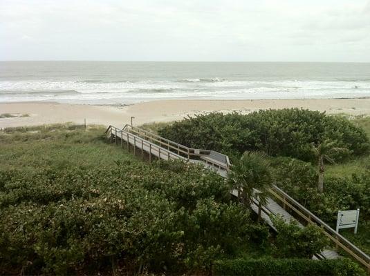 Beach entry path to Cape Canaveral Beach