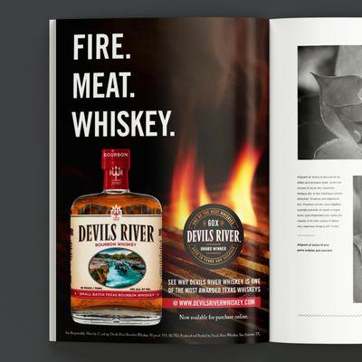 Advertising-Devils River Whiskey