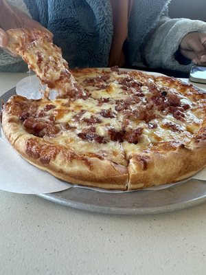 Bacon pizza