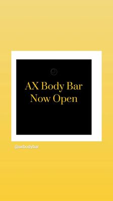 Now Open