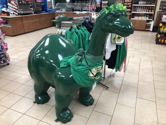 This one is way smaller than the one outside. I made an offer. I need to start a go fund me page. I want this Dino