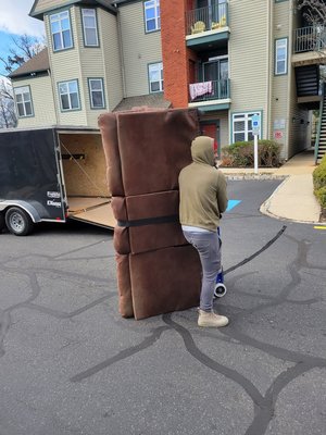 Couch on the way up