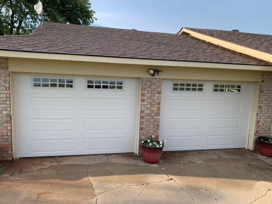 Updated a customers doors to these insulated incredible doors. Beautiful and quiet.