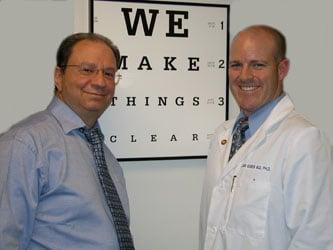 Dr Gary Mackman (right9, Dr Jeremy Van Buren (left)