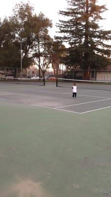 Tennis couts at Lewis Park