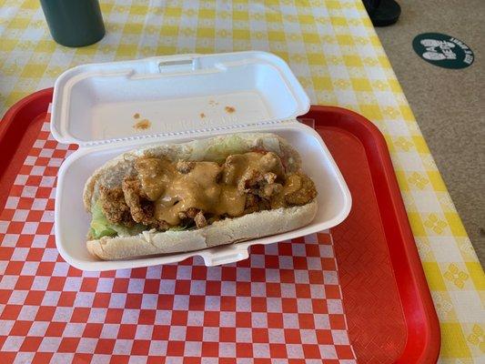 Gator PoBoy.  First time here.  Really good family owned place to get a variety of foods.  Will definitely come back.