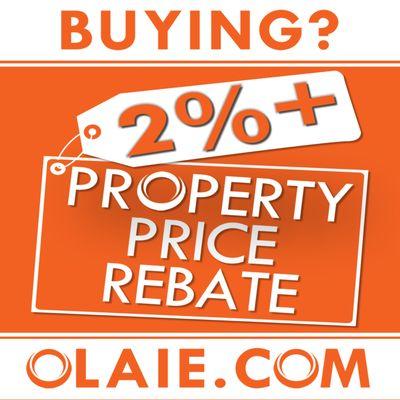 2% Rebate to Home Buyers