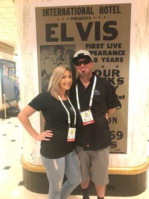 Matt and Anna Representing DentPro at the 2017 Sema Car Show in Las Vegas