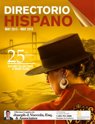 Directorio Hispano Hispanic Yellow Pages of Rhode Island - 25th Anniversary Edition